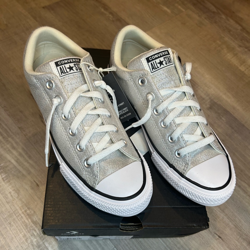 Converse Kids' Street Low Slip-On Sneakers - Gray 5 $50.99